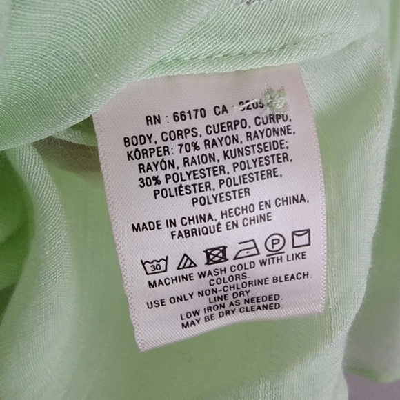 Maeve Brynna Buttondown in Green size S NWT - Picture 6 of 7
